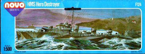 Лепесток NOVO F124 HMS Hero Destroyer